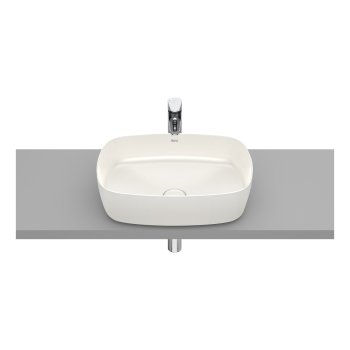 Раковина накладная ROCA Inspira Soft, прямоугольный, 50×37 см, бежевый